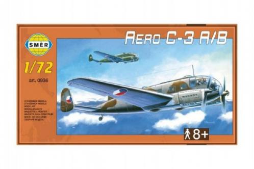 Model Aero C-3 A/B 1:72 29,5x16,6cm Model Aero C-3 A/B 1:72 29,5x16,6cm
