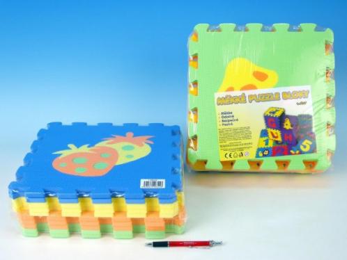 Pěnové puzzle Ovoce 30x30cm asst 2 druhy 10ks v sáčku Pěnové puzzle Ovoce 30x30cm asst 2 druhy 10ks v sáčku
