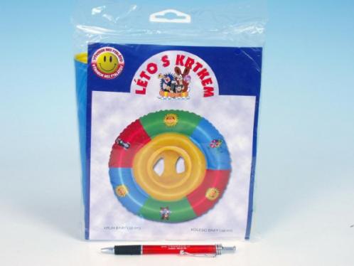 Baby kruh Krtek pro nejmenší nafukovací 68cm v sáčku 12-24 měsíců Baby kruh Krtek pro nejmenší nafukovací 68cm v sáčku 12-24 měsíců