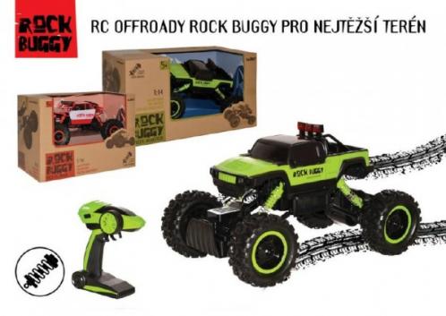Auto Rock Buggy red scarab RC 2.4GHz 4x4 offroad plast 26cm 1:18 v krabici Auto Rock Buggy red scarab RC 2.4GHz 4x4 offroad plast 26cm 1:18 v krabici