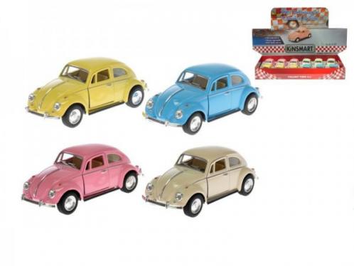Auto Kinsmart VW Classical Beetle 1967 1:32 kov 13cm zpětný chod asst 4 barvy Auto Kinsmart VW Classical Beetle 1967 1:32 kov 13cm zpětný chod asst 4 barvy