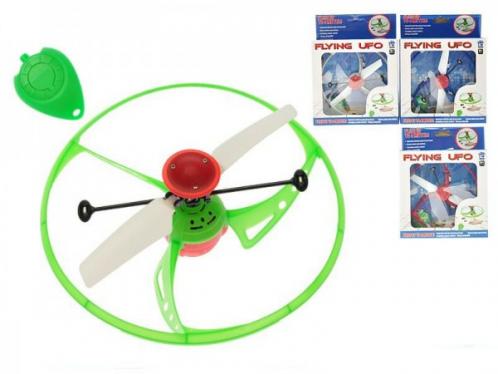 Létající UFO 15cm se senzorem ovladačem a USB nabíjecím kabelem asst 4 barvy Létající UFO 15cm se senzorem ovladačem a USB nabíjecím kabelem asst 4 barvy