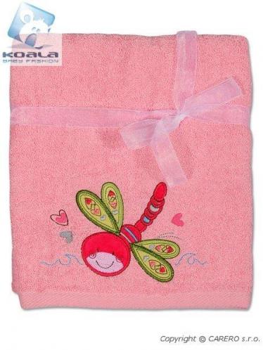 Dětská osuška Koala Zvířátka 70x140 Růžová Dětská osuška Koala Zvířátka 70x140 Růžová