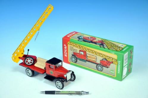 Auto Hawkeye hasiči 94 žebřík kov 18cm 1:32 v krabičce Kovap Auto Hawkeye hasiči 94 žebřík kov 18cm 1:32 v krabičce Kovap