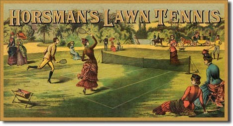 Posters Plechová cedule HORSMAN'S LAWN TENNIS, (40 x 21,5 cm) Posters Plechová cedule HORSMAN'S LAWN TENNIS, (40 x 21,5 cm)