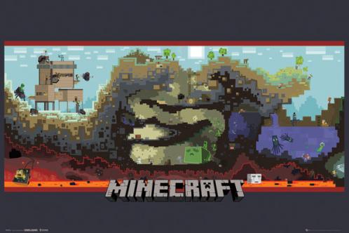 Posters Plakát, Obraz - Minecraft - underground, (91,5 x 61 cm) Posters Plakát, Obraz - Minecraft - underground, (91,5 x 61 cm)