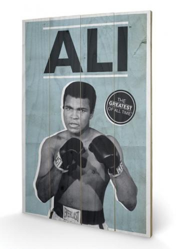 Posters Dřevěný obraz MUHAMMAD ALI - greatest, (40 x 59 cm) Posters Dřevěný obraz MUHAMMAD ALI - greatest, (40 x 59 cm)