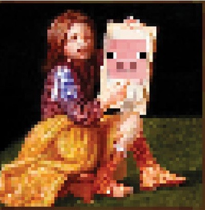 Posters Plakát, Obraz - Minecraft - pig, (61 x 61 cm) Posters Plakát, Obraz - Minecraft - pig, (61 x 61 cm)