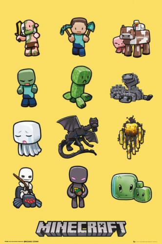 Posters Plakát, Obraz - Minecraft - characters, (61 x 91,5 cm) Posters Plakát, Obraz - Minecraft - characters, (61 x 91,5 cm)