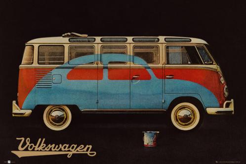 Posters Plakát, Obraz - VW Volkswagen Camper - Paint Advert, (91,5 x 61 cm) Posters Plakát, Obraz - VW Volkswagen Camper - Paint Advert, (91,5 x 61 cm)