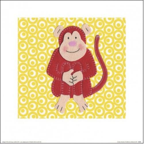Posters Obraz, Reprodukce - Catherine Colebrook - Cheeky Monkey, (30 x 30 cm) Posters Obraz, Reprodukce - Catherine Colebrook - Cheeky Monkey, (30 x 30 cm)