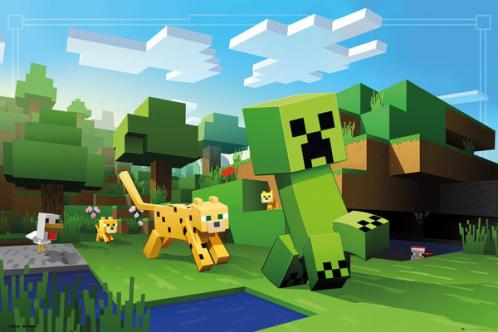 Posters Plakát, Obraz - Minecraft - Ocelot Chase, (91,5 x 61 cm) Posters Plakát, Obraz - Minecraft - Ocelot Chase, (91,5 x 61 cm)