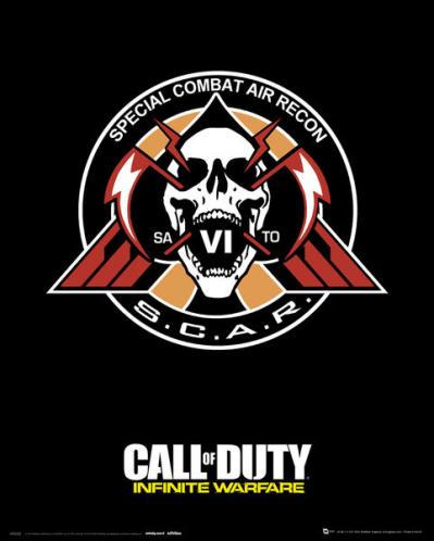 Posters Plakát, Obraz - Call Of Duty: Infinite Warfare - Scar, (40 x 50 cm) Posters Plakát, Obraz - Call Of Duty: Infinite Warfare - Scar, (40 x 50 cm)