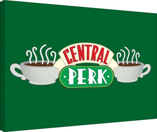 Posters Obraz na plátně Přátelé - Central Perk Green, (80 x 60 cm) Posters Obraz na plátně Přátelé - Central Perk Green, (80 x 60 cm)