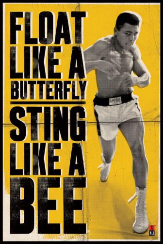 Posters Plakát, Obraz - Muhammad Ali - vznášet se jako motýl, (61 x 91,5 cm) Posters Plakát, Obraz - Muhammad Ali - vznášet se jako motýl, (61 x 91,5 cm)