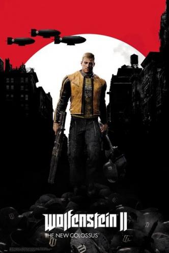 Posters Plakát, Obraz - Wolfenstein 2, (61 x 91,5 cm) Posters Plakát, Obraz - Wolfenstein 2, (61 x 91,5 cm)