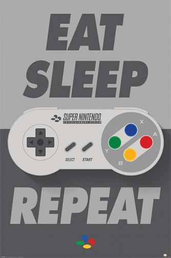 Posters Plakát, Obraz - Nintendo - SNES Controller, (61 x 91,5 cm) Posters Plakát, Obraz - Nintendo - SNES Controller, (61 x 91,5 cm)