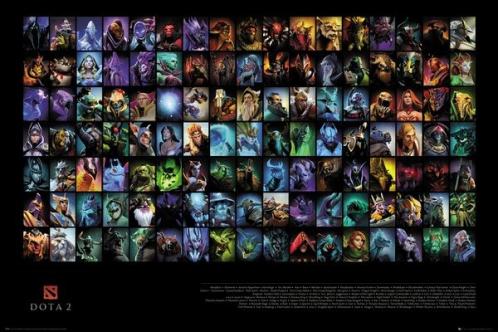 Posters Plakát, Obraz - DOTA 2 - Characters, (91,5 x 61 cm) Posters Plakát, Obraz - DOTA 2 - Characters, (91,5 x 61 cm)