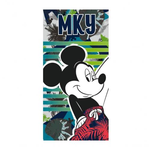 Disney Brand Plážová osuška Micky Mouse, proužky Disney Brand Plážová osuška Micky Mouse, proužky