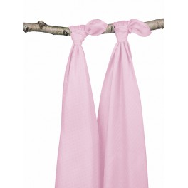 Jollein Osušky bambus balení 2ks, light pink, 115x115cm Jollein Osušky bambus balení 2ks, light pink, 115x115cm