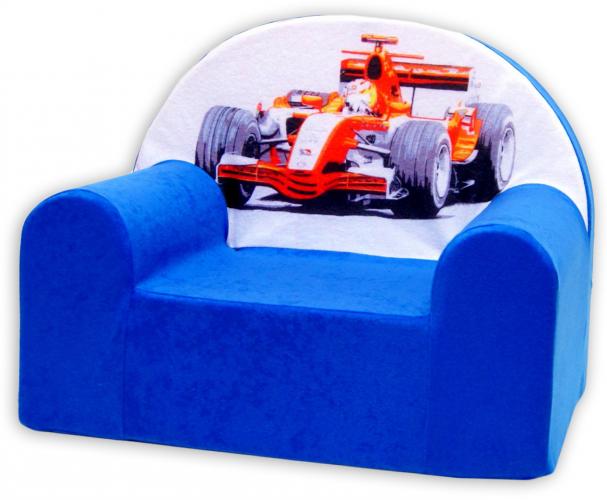 Baby Nellys Dětské křesílko Formule v modrém Baby Nellys Dětské křesílko Formule v modrém