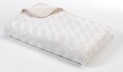 Baby Dan Dětská oboustranná deka double fleece, 75x100 cm - bílá Baby Dan Dětská oboustranná deka double fleece, 75x100 cm - bílá