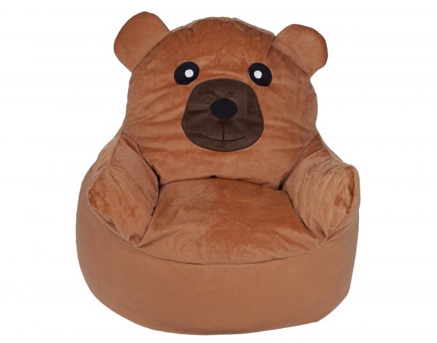 BabyGO Dětské křesílko Medvěd - hnědé BabyGO Dětské křesílko Medvěd - hnědé