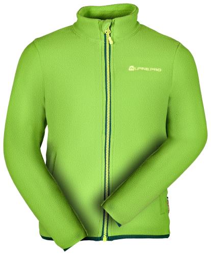 ALPINE PRO Chlapecká mikina Cassiuso - zelená ALPINE PRO Chlapecká mikina Cassiuso - zelená