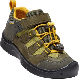 Keen Chlapecké outdoorové boty Hikeport WP - hnědo-žluté Keen Chlapecké outdoorové boty Hikeport WP - hnědo-žluté