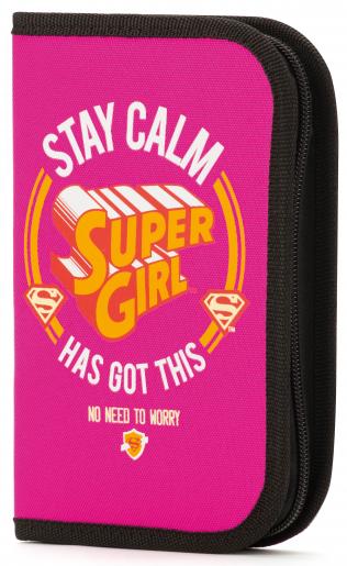 BAAGL Školní penál Supergirl – STAY CALM BAAGL Školní penál Supergirl – STAY CALM