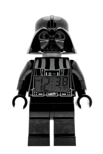 LEGO® Watch & Clock Dětské hodiny s budíkem Star Wars Dart Vader LEGO® Watch & Clock Dětské hodiny s budíkem Star Wars Dart Vader