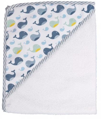 Bebe-jou Ručník s kapucí, Wally Whale Bebe-jou Ručník s kapucí, Wally Whale