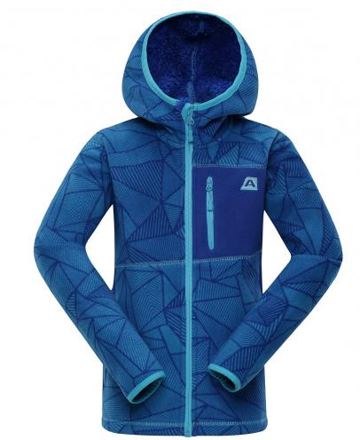 ALPINE PRO Chlapecká mikina Manlio - modrá ALPINE PRO Chlapecká mikina Manlio - modrá