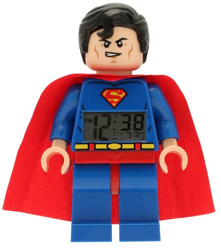 LEGO® Watch & Clock Dětské hodiny s budíkem DC Super Heroes Superman LEGO® Watch & Clock Dětské hodiny s budíkem DC Super Heroes Superman