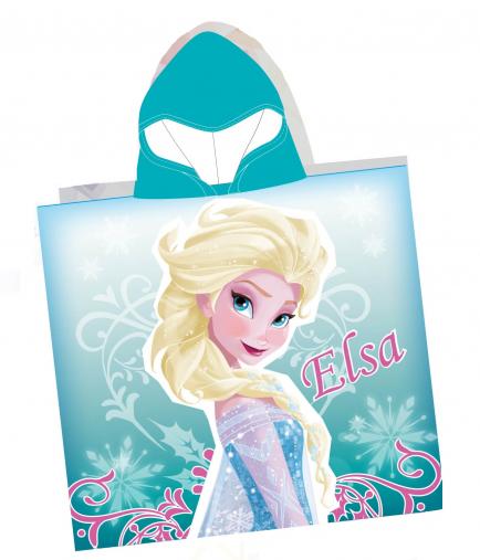Disney by Arnetta Plážové pončo/osuška Frozen - zelené Disney by Arnetta Plážové pončo/osuška Frozen - zelené
