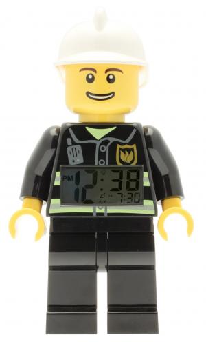 LEGO® Watch & Clock Dětské hodiny s budíkem City Fireman LEGO® Watch & Clock Dětské hodiny s budíkem City Fireman