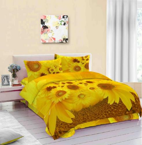 XPOSE ® 3D povlečení SLUNEČNICE 2 140x200, 70x90 XPOSE ® 3D povlečení SLUNEČNICE 2 140x200, 70x90