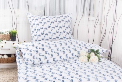XPOSE ® Flanelové povlečení VILMA - modrá 140x200, 70x90 XPOSE ® Flanelové povlečení VILMA - modrá 140x200, 70x90