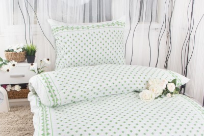 XPOSE ® Prodloužené bavlněné povlečení EMA - zelená 140x220, 70x90 XPOSE ® Prodloužené bavlněné povlečení EMA - zelená 140x220, 70x90