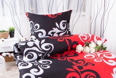 XPOSE ® Bavlněné povlečení SABINA EXCLUSIVE - červená 140x200, 70x90 XPOSE ® Bavlněné povlečení SABINA EXCLUSIVE - červená 140x200, 70x90
