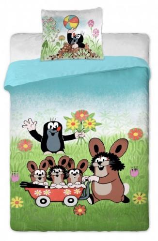Jerry Fabrics bavlna povlečení Krteček s balónkem 140x200 70x90 Jerry Fabrics bavlna povlečení Krteček s balónkem 140x200 70x90