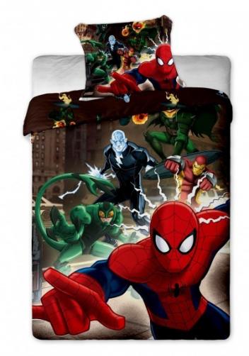 Jerry Fabrics Povlečení Spiderman brown bavlna 140x200 70x90 Jerry Fabrics Povlečení Spiderman brown bavlna 140x200 70x90