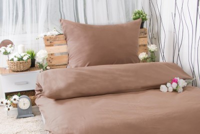 XPOSE ® Bavlněné povlečení na dvě lůžka MICHAELA - hnědá 140x200, 70x90 XPOSE ® Bavlněné povlečení na dvě lůžka MICHAELA - hnědá 140x200, 70x90