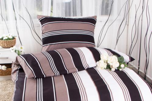 XPOSE ® Bavlněné povlečení NIKOL EXCLUSIVE - černošedá 140x200, 70x90 XPOSE ® Bavlněné povlečení NIKOL EXCLUSIVE - černošedá 140x200, 70x90