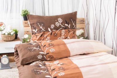 XPOSE ® Prodloužené krepové povlečení ADINA - tmavě hnědá 140x220, 70x90 XPOSE ® Prodloužené krepové povlečení ADINA - tmavě hnědá 140x220, 70x90