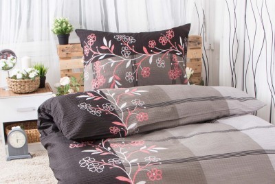 XPOSE ® Prodloužené krepové povlečení ADINA - šedá 140x220, 70x90 XPOSE ® Prodloužené krepové povlečení ADINA - šedá 140x220, 70x90