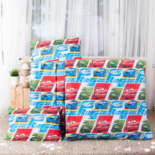 JERRY FABRICS Cars kids blue bavlna 90x130 40x60 JERRY FABRICS Cars kids blue bavlna 90x130 40x60