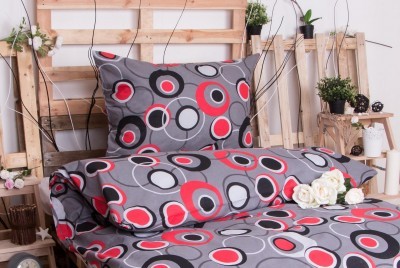 XPOSE ® Bavlněné povlečení na dvě lůžka HEDVIKA - šedo 140x200, 70x90 XPOSE ® Bavlněné povlečení na dvě lůžka HEDVIKA - šedo 140x200, 70x90