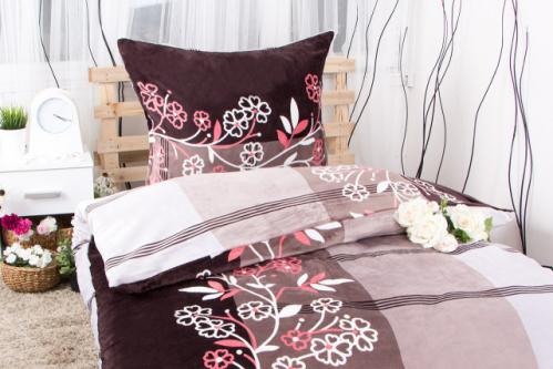 XPOSE ® Povlečení mikroflanel ADINA - šedá 140x200, 70x90 XPOSE ® Povlečení mikroflanel ADINA - šedá 140x200, 70x90