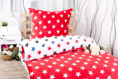 XPOSE ® Povlečení mikroflanel TARA DUO - červená 140x200, 70x90 XPOSE ® Povlečení mikroflanel TARA DUO - červená 140x200, 70x90